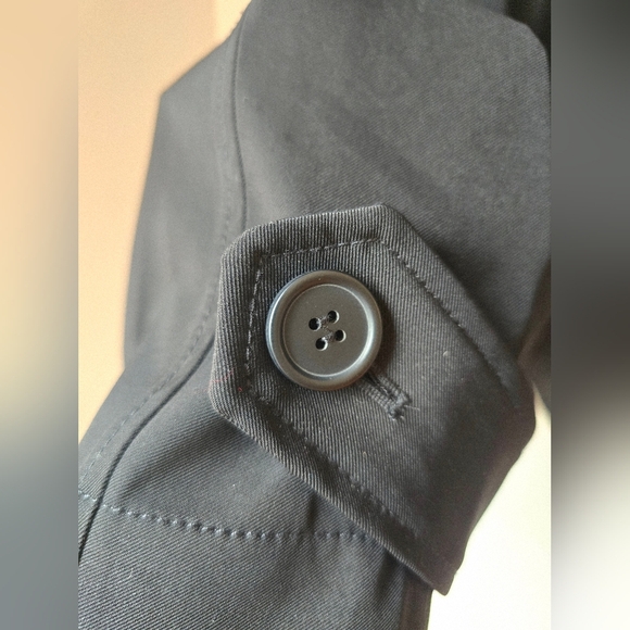 MAX STUDIO Black Double-Breasted Jacket Short Size XL - Picture 5 of 8